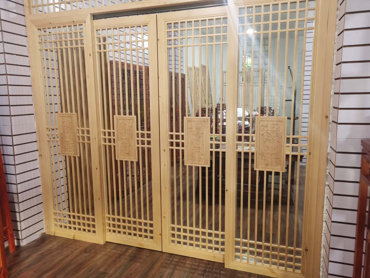 新中式隔斷門窗
